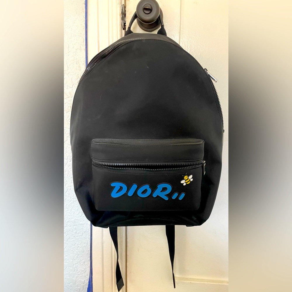 dior x kaws backpack